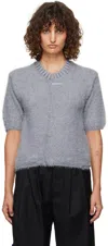 Ader Error Gray Product. 59 Cardigan In Grey