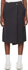 Ader Error Gray Product. 63 Midi Skirt In Grey