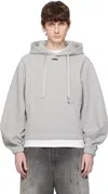 Ader Error Gray Realce Product. 29 Hoodie In Grey