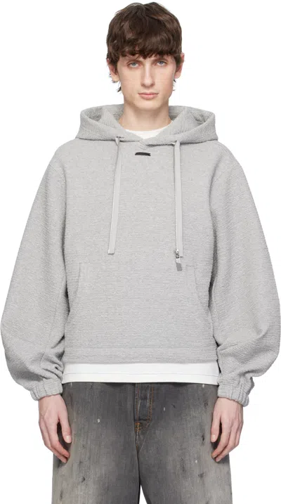 Ader Error Gray Realce Product. 29 Hoodie In Grey