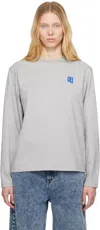 Ader Error 01 Trs Tag Sweatshirt In Grey