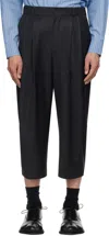 Ader Error Pleated Casual Pants In Grey