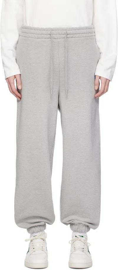 ADER ERROR GRAY SIG; TRS TAG 01 SWEATPANTS