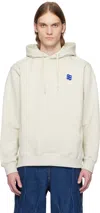 Ader Error Gray Sig; Trs Tag Hoodie In Oatmeal