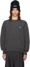 Ader Error Gray Trs Tag 01 Sweater In Charcoal