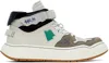 Ader Error Green & Gray Log Khalif Sneakers In Green