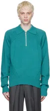 Ader Error Green Liya Polo In Green
