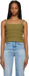 Ader Error Green Montblanc Tank Top In Multi