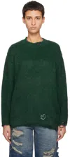 Ader Error Green Rous Sweater In Green