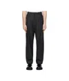Ader Error Grey Trousers In Black