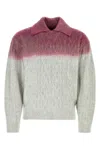 Ader Error Two-tone Jumper In Grey