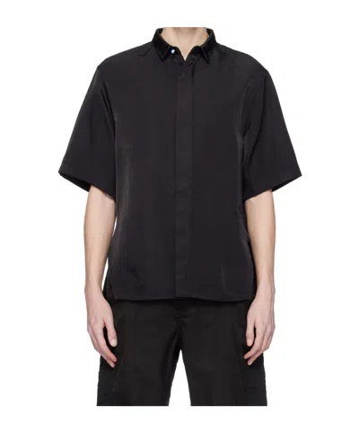 Ader Error Half Sleeve Shirt In Black