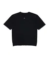 Ader Error Half Sleeve Sweatshirt In Black