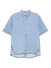 Ader Error Blue Half Sleeve Product. 57 Shirt In Blue