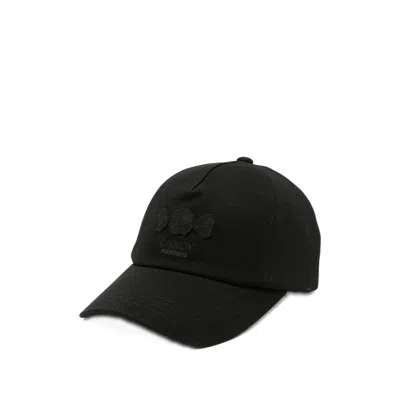 Ader Error Embroidered-logo Baseball Cap In Black
