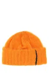 Ader Error Orange Alpaca Blend Rivington Beanie Hat In Orange
