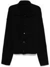 Ader Error High-neck Cardigan In Black