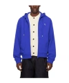 Ader Error Blue Trs Tag Hoodie In Blue