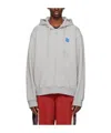 Ader Error Hooded Zipper Casual Jacket In White