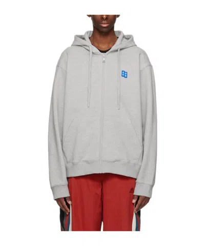 Ader Error Hooded Zipper Casual Jacket In White