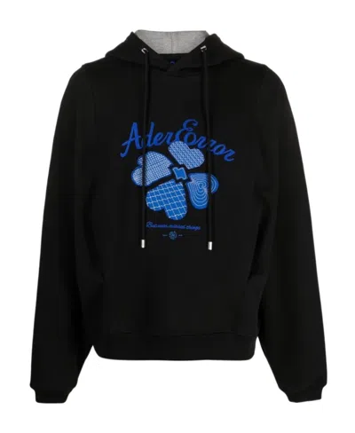 Ader Error Hoodie In Black