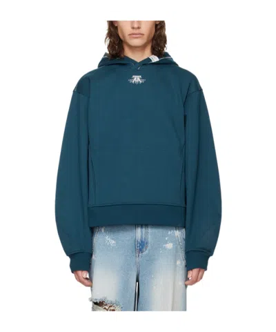 Ader Error Hoodie In Blue
