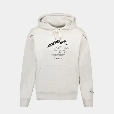 Ader Error Hoodie In White