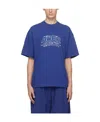 Ader Error Item O-neck Short-sleeved T-shirt In Blue