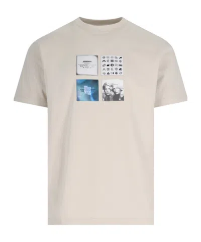 Ader Error Item O-neck Short-sleeved T-shirt In White