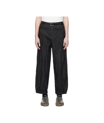 Ader Error Jeans With Belt Loops In Black