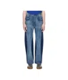 Ader Error Jeans With Belt Loops In Blue