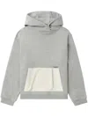 Ader Error Jersey Hoodie In Grey