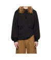 Ader Error Knitted Hoodie In Black