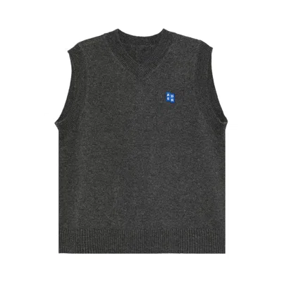 Pre-owned Ader Error Knitted Vest 'charcoal' | Grey | Men's Size S In Gray