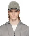 Ader Error Knotted Baseball Cap In Gray