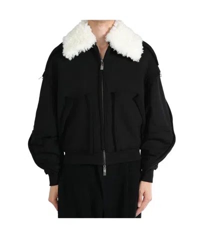 Ader Error Lapel Casual Jacket In Black