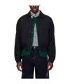 Ader Error Lapel Snap Casual Jacket In Black