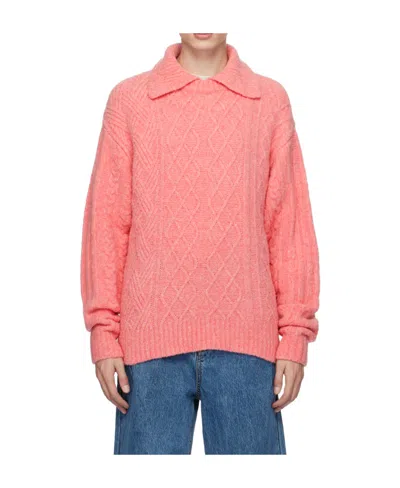 ADER ERROR LAYERED COLLAR KNITTED SWEATER