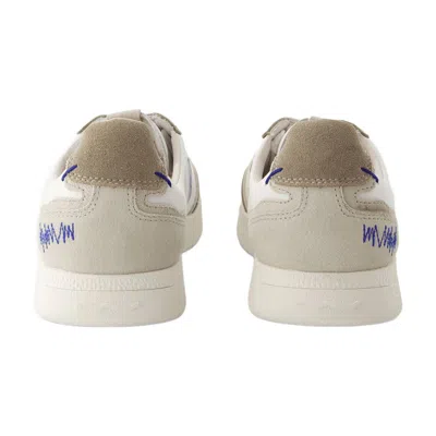 Ader Error Leather Mixed-material Sneaker In White