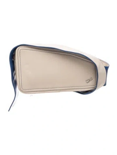 Pre-owned Ader Error Leather Shoulder Bag In Neutral