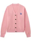 Ader Error Pink Sig; Bl Tag 01 Cardigan In Pink