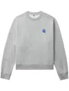 Ader Error Logo-appliqué Sweatshirt In Grey