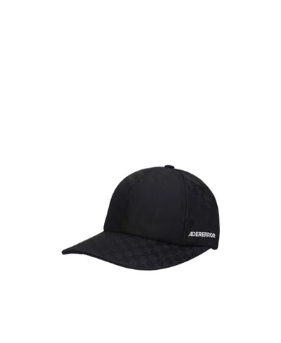 Ader Error Logo Baseball Cap In Black