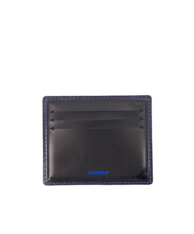 Ader Error Black Bursa Card Holder In Noir