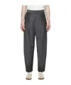 Ader Error Logo Casual Pants In Black