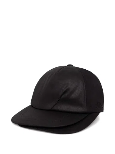 Ader Error Logo-detail Baseball Cap In Black