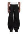 Ader Error Logo Drawstring Sweatpants In Black