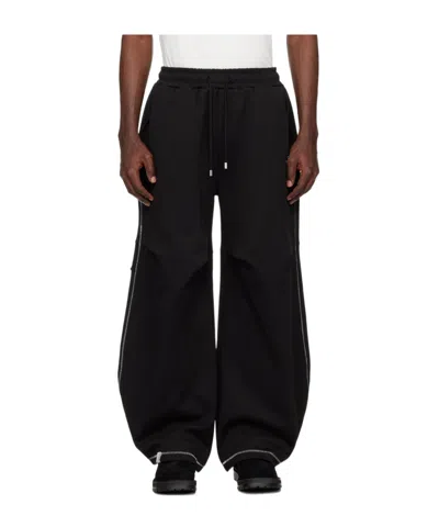 Ader Error Logo Drawstring Sweatpants In Black