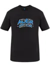 Ader Error Logo-embroidered Drop Shoulder T-shirt In Black