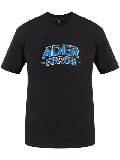 ADER ERROR LOGO-EMBROIDERED DROP SHOULDER T-SHIRT
